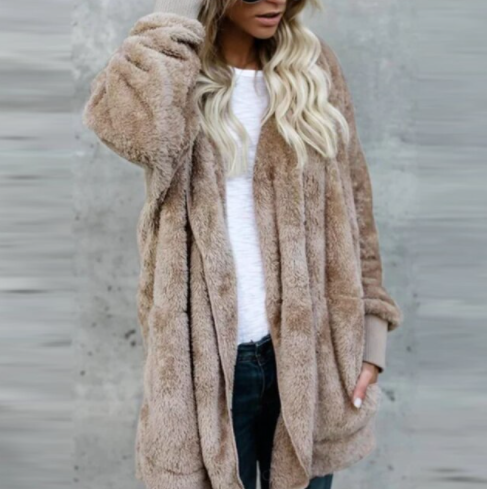 Lang vest van pluche