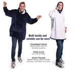 Hoodie in oversized model