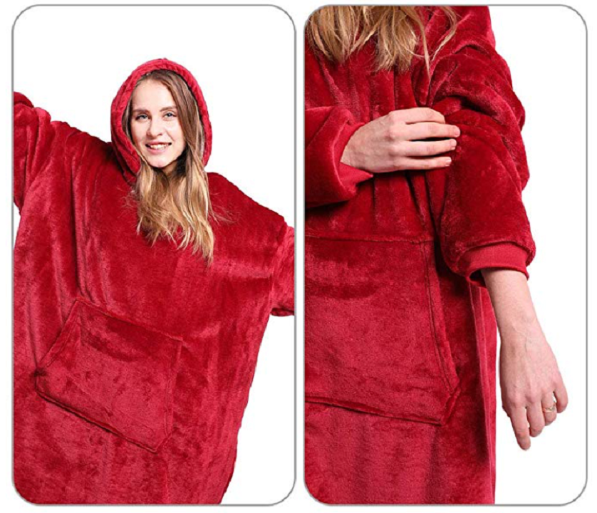 Hoodie in oversized model