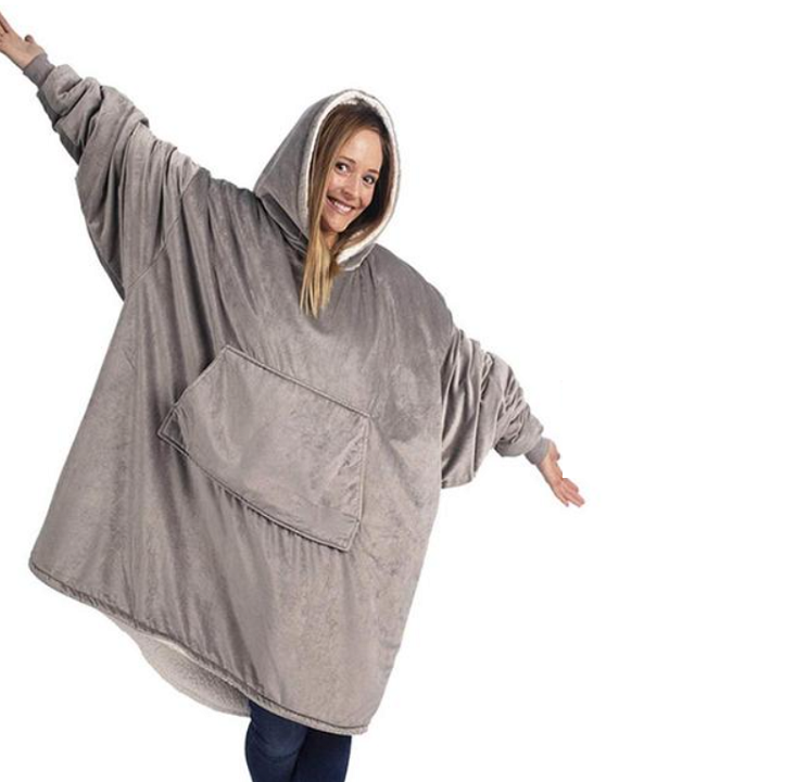 Hoodie in oversized model