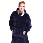 Hoodie in oversized model