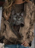 Katten-T-shirt