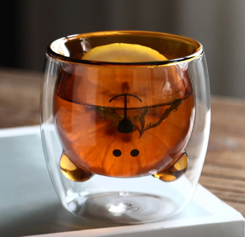 Cute double layer mug️