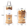 Campinglamp met zaklamp