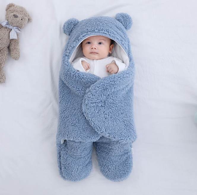 Babyslaapdeken met beermotief