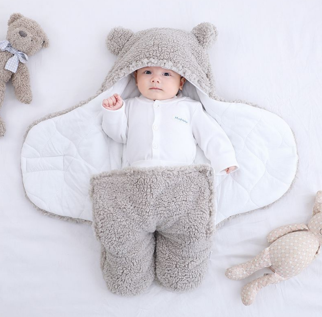 Babyslaapdeken met beermotief
