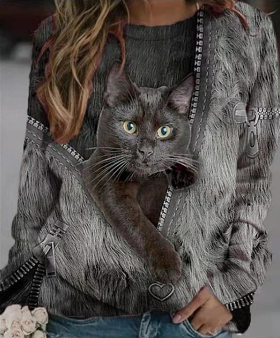 Katten-T-shirt