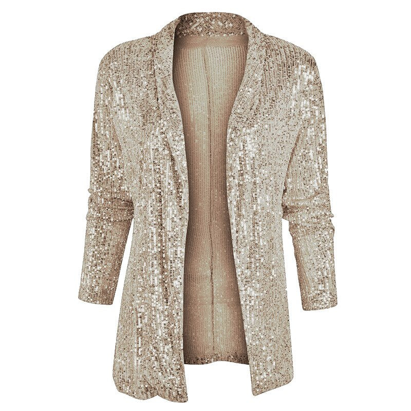 Glitter pailletten vest