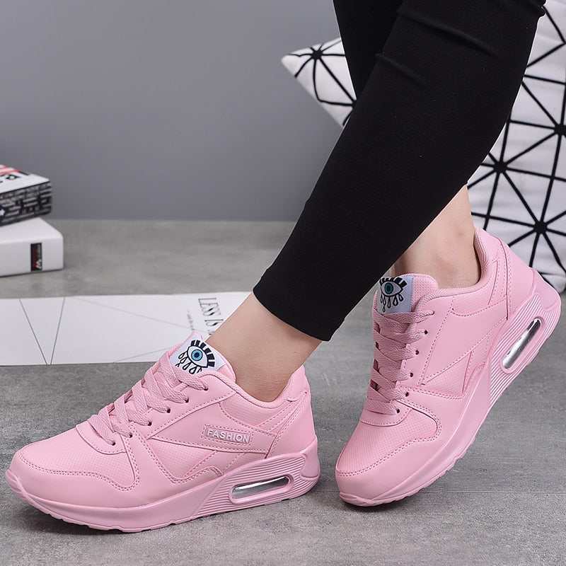 Vegan leren dames sneakers