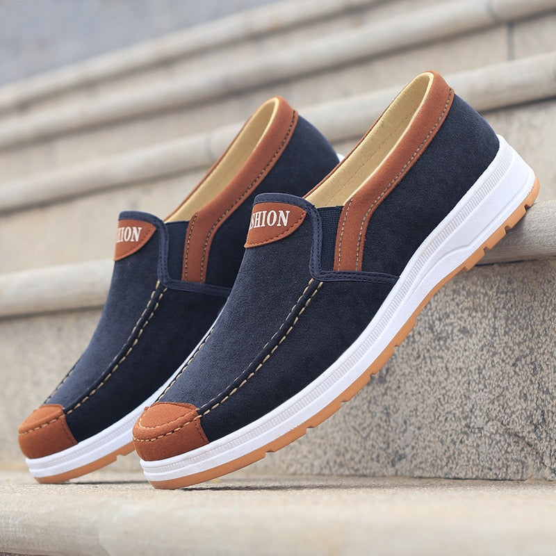 Heren slip-on canvas schoenen