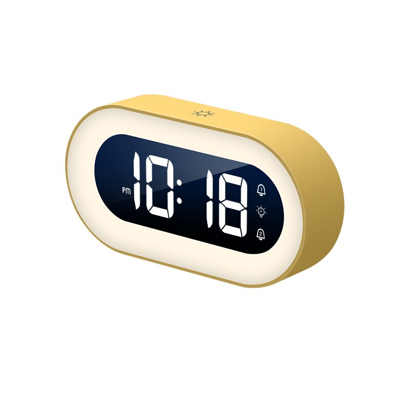 Digitale wekker met nachtlampje