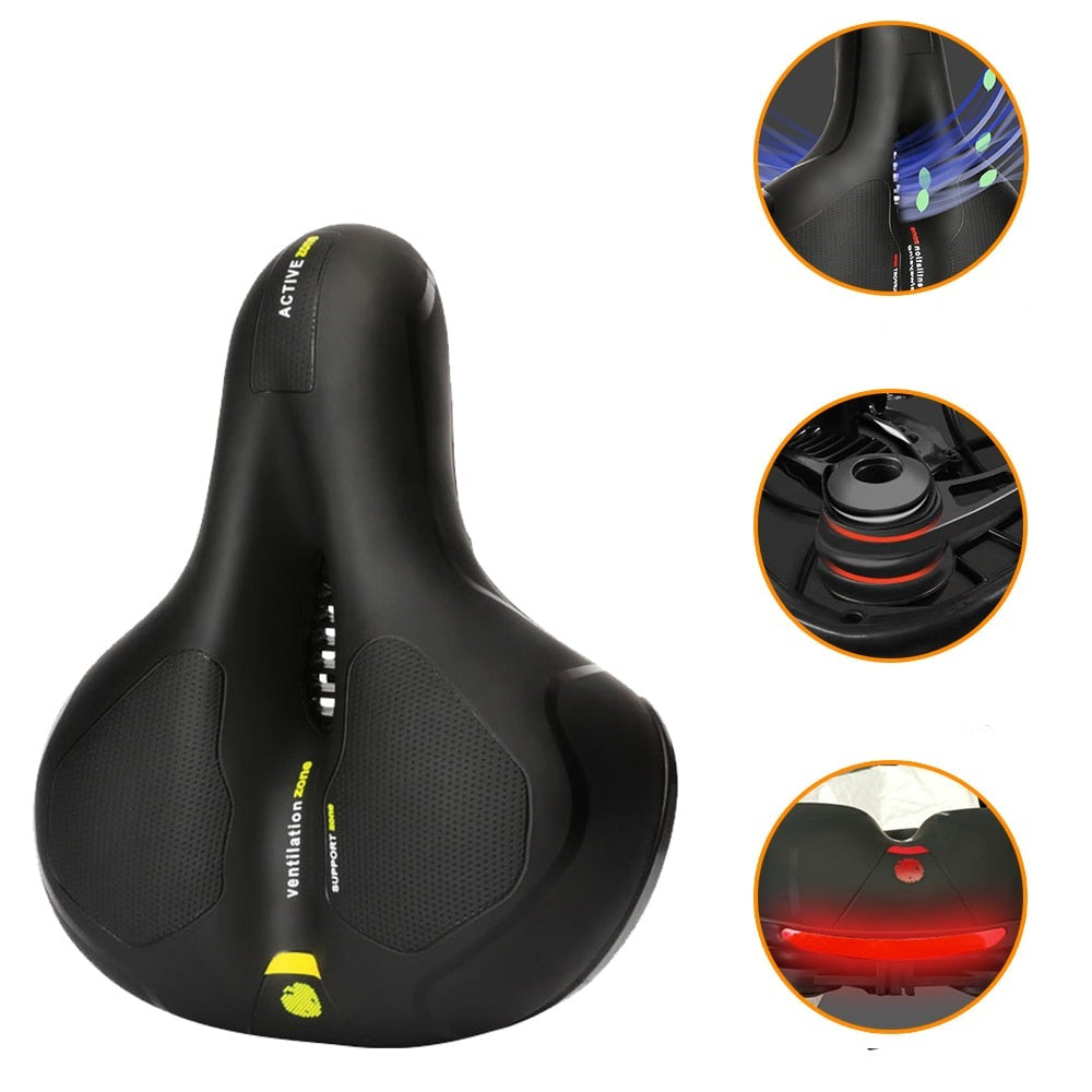 Fietszadel Bouncy Bike met schokdemping