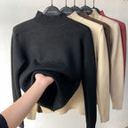 Gevoerde sweater voor dames