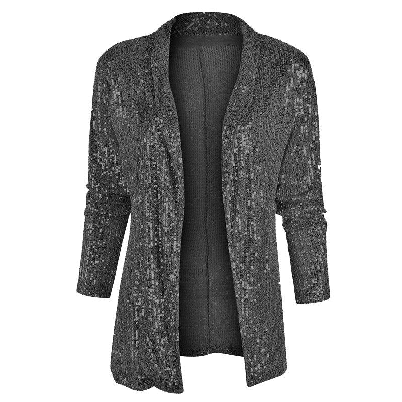 Glitter pailletten vest