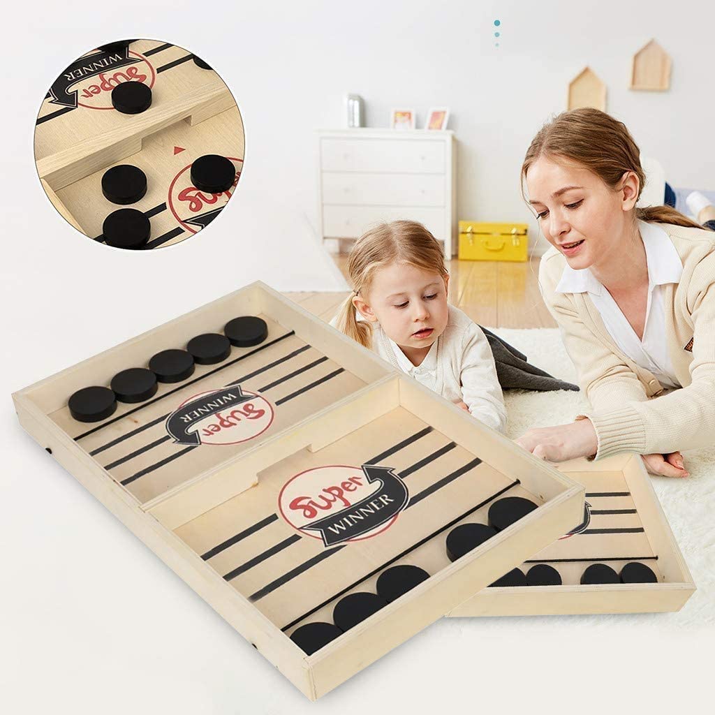 2-in-1 tafelvoetbal & sjoelplezier