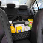 Opberghouder voor een tas in de auto