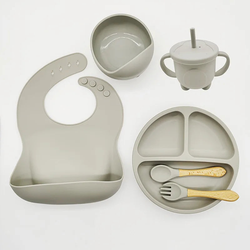 Silicone eetset voor baby's — afbeelding 15