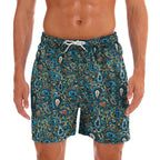 Heren zwemshort met vrolijke print