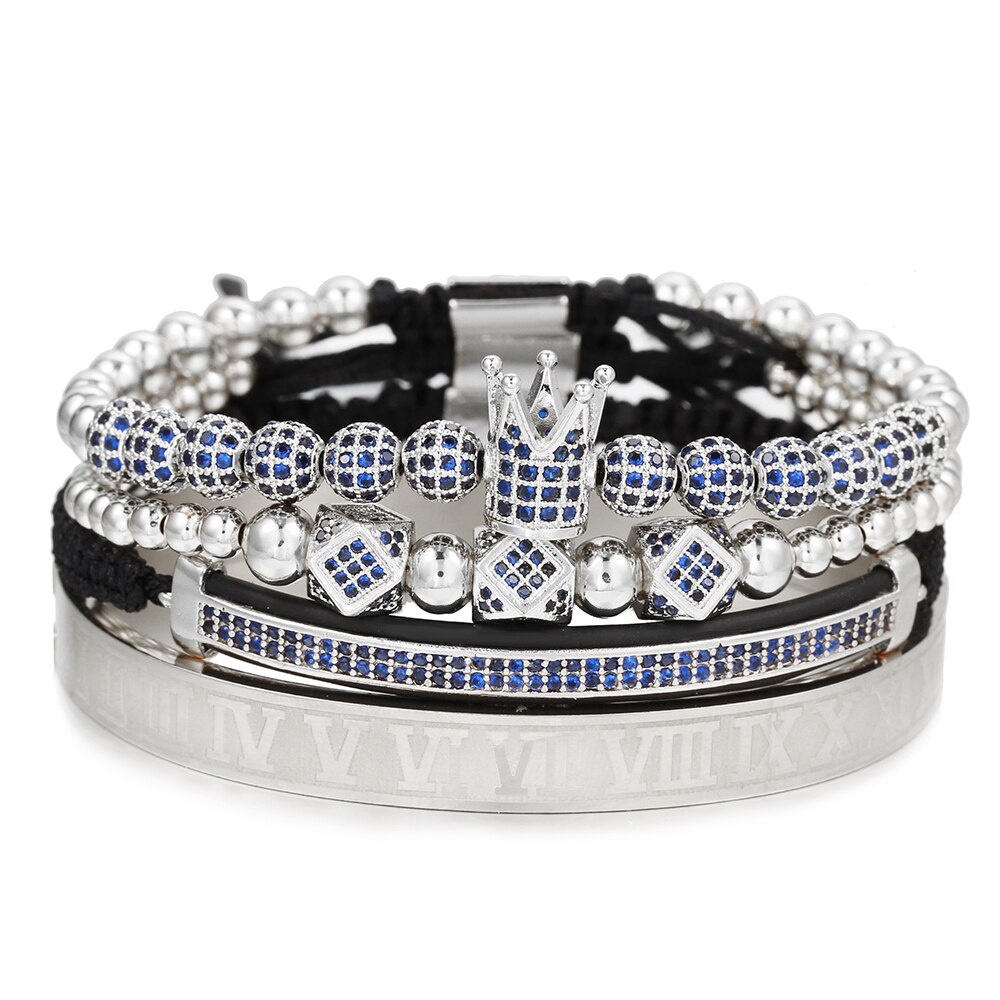 Gevlochten armband I am queen