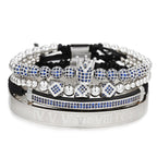 Gevlochten armband I am queen
