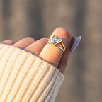 Zilveren ring – Love ring