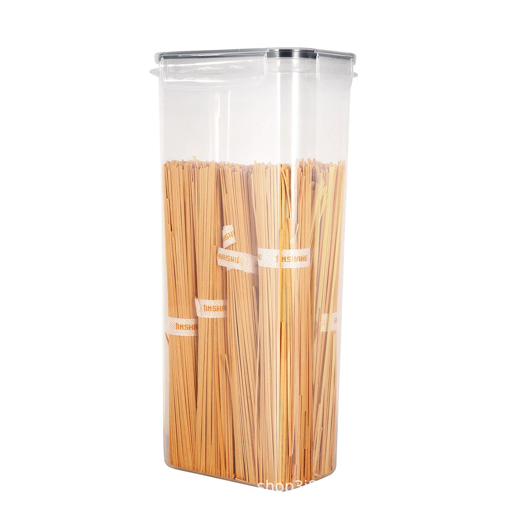 Keuken voedselopslag containers set 7 stuks BPA-vrij luchtdicht met labels