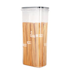 Keuken voedselopslag containers set 7 stuks BPA-vrij luchtdicht met labels