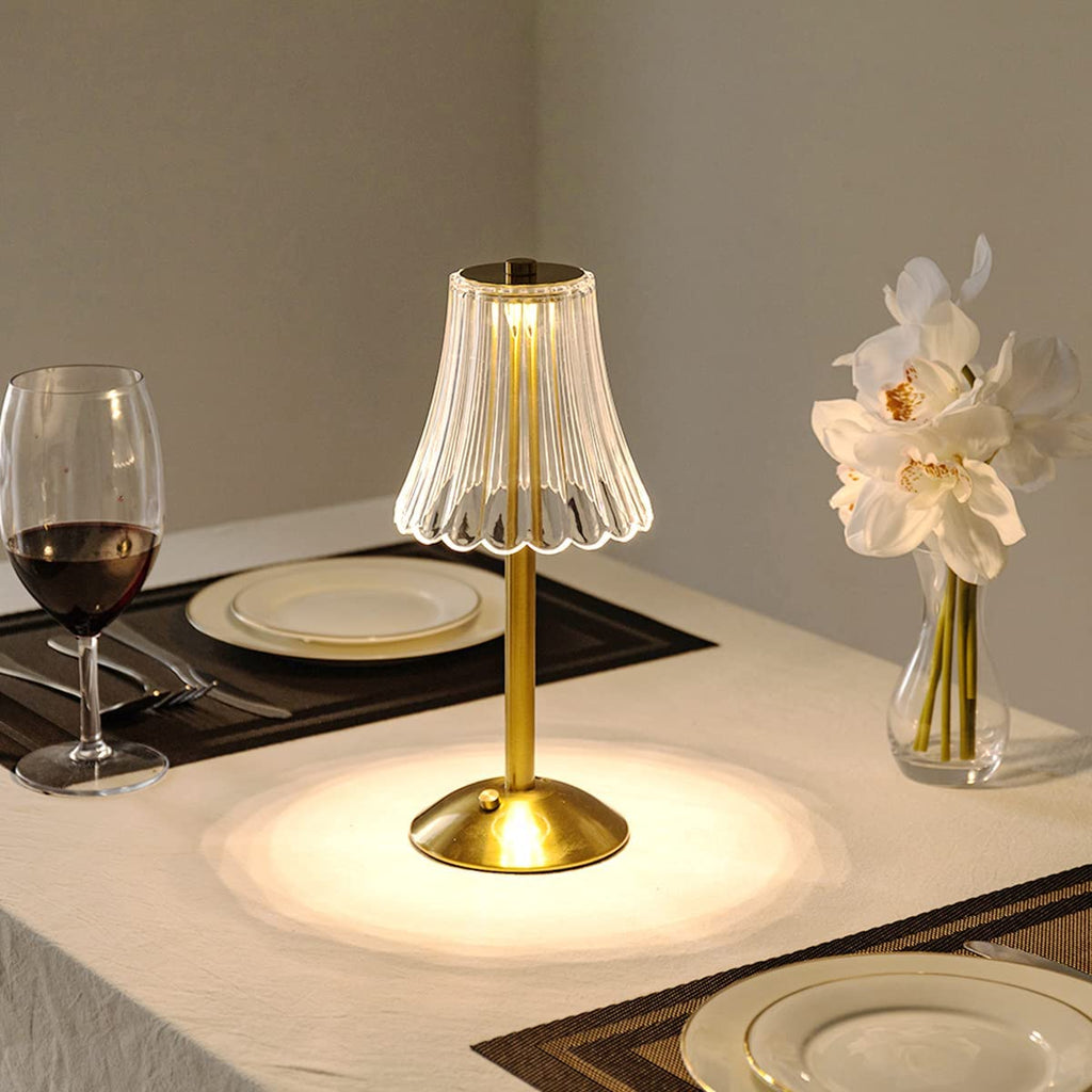 LED retro tafellamp USB oplaadbaar