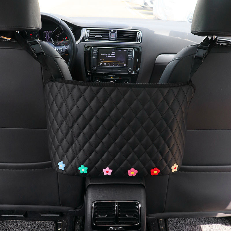 Opberghouder voor een tas in de auto