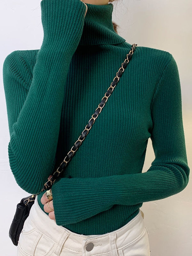 Pullovertrui met col