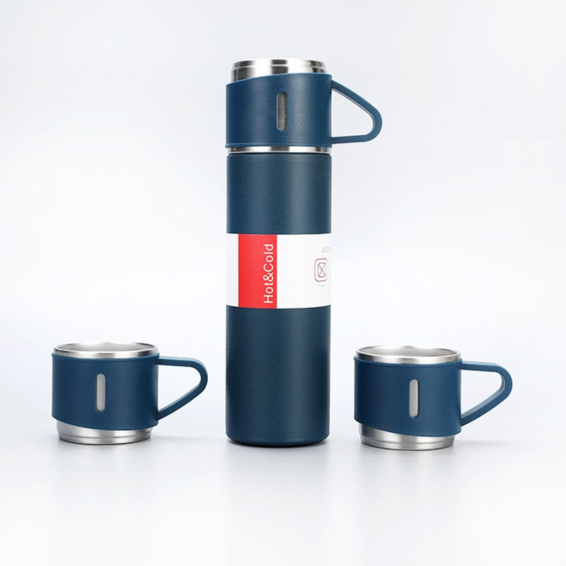 RVS-thermosfles van 500 ml met bekerdop