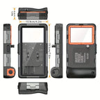 Duik telefoonhoes met 15m dieptebescherming & lanyard
