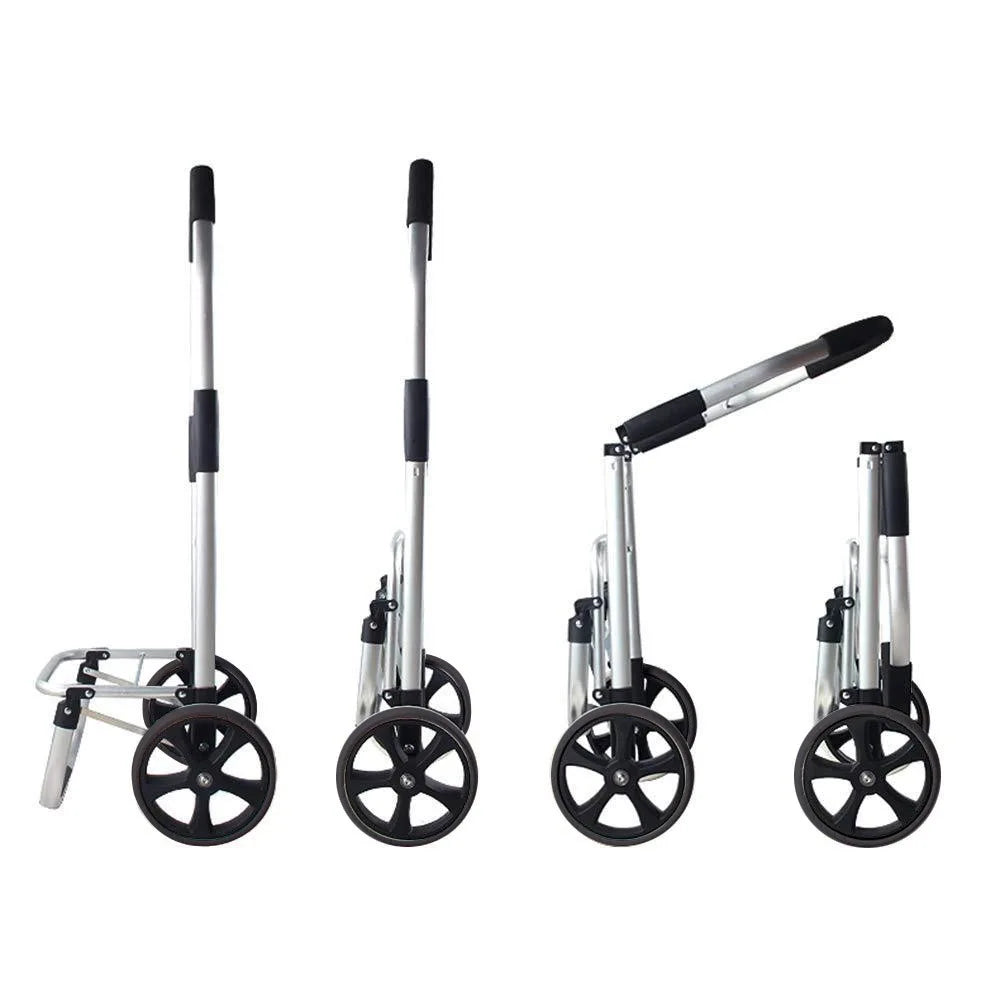 Vouwbare aluminium boodschappentrolley