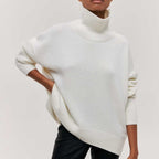 Zachte oversized dames coltrui