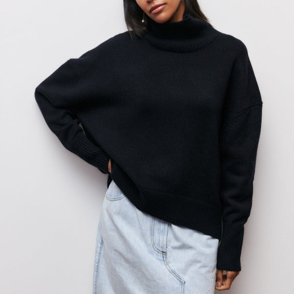 Zachte oversized dames coltrui