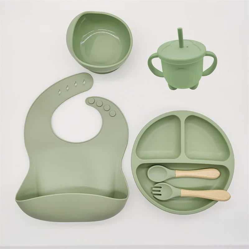 Silicone eetset voor baby's