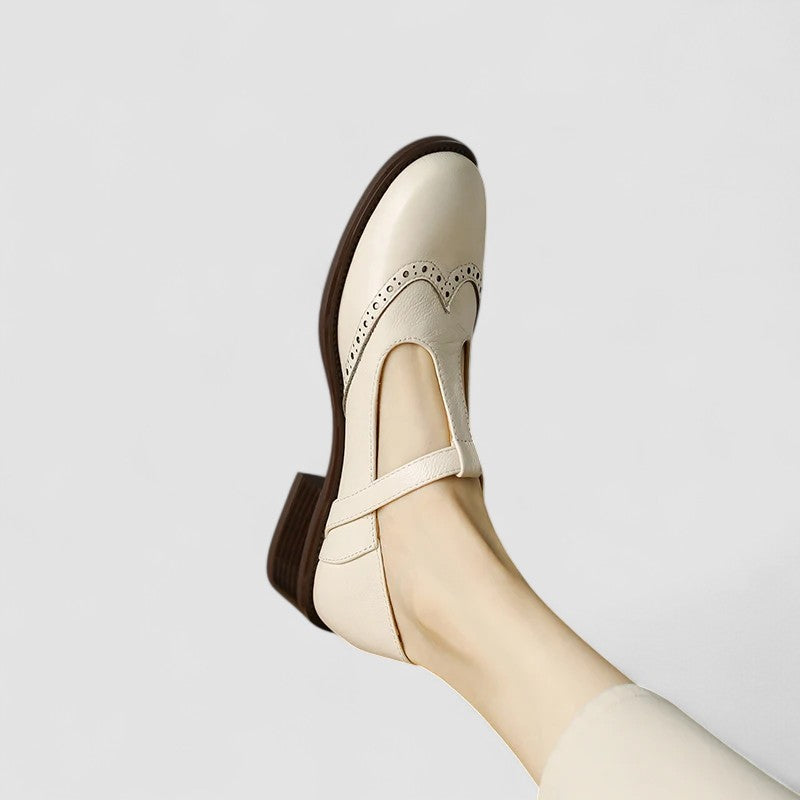 Mary Jane-schoenen met lage hak