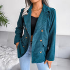Effen blazer voor dames — afbeelding 4