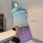 2L motiverende waterfles met tijdmarkeringen — afbeelding 7