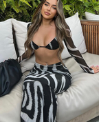 Gestreept zomer-set met rok – trendy & femme