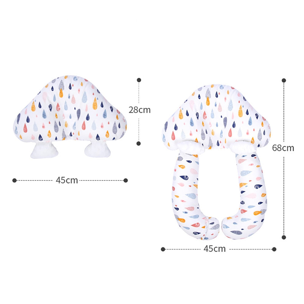 Ergonomisch katoenen babykussen voor een en comfortabele slaap