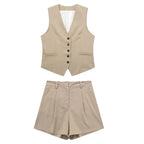 Tweedelige zomeroutfit met vintage-top