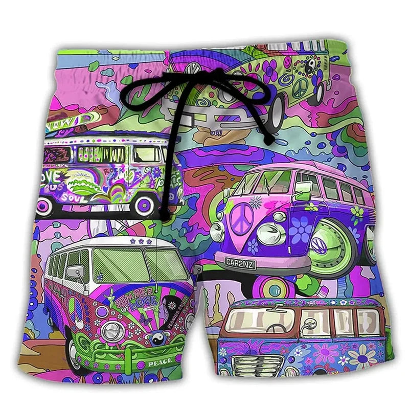 Heren zwemshort met graffiti print — afbeelding 14