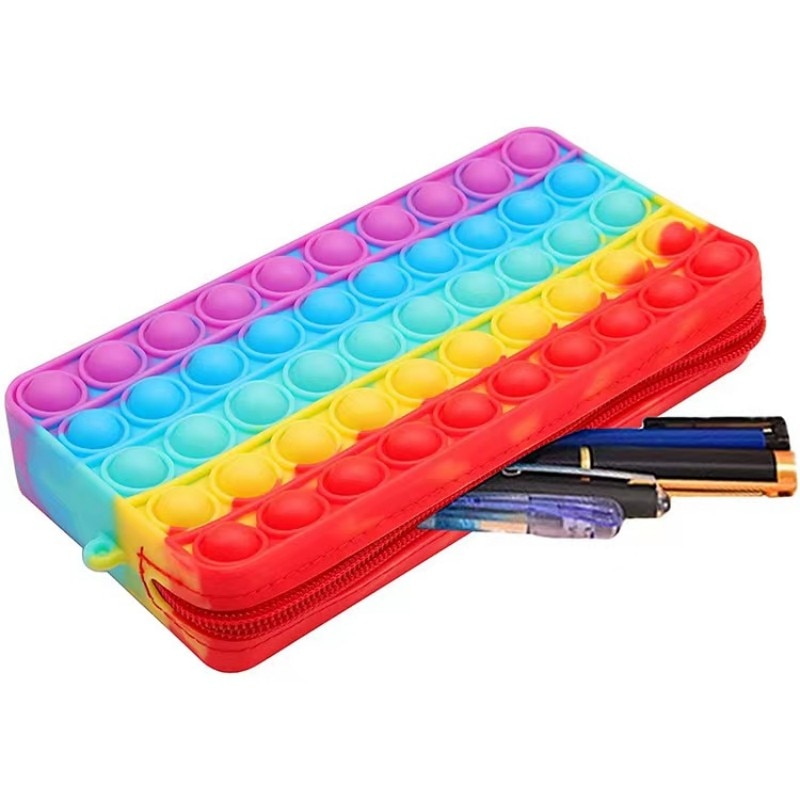 Etui met pop-it-bubbels