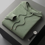 Heren hoodie van merinowol