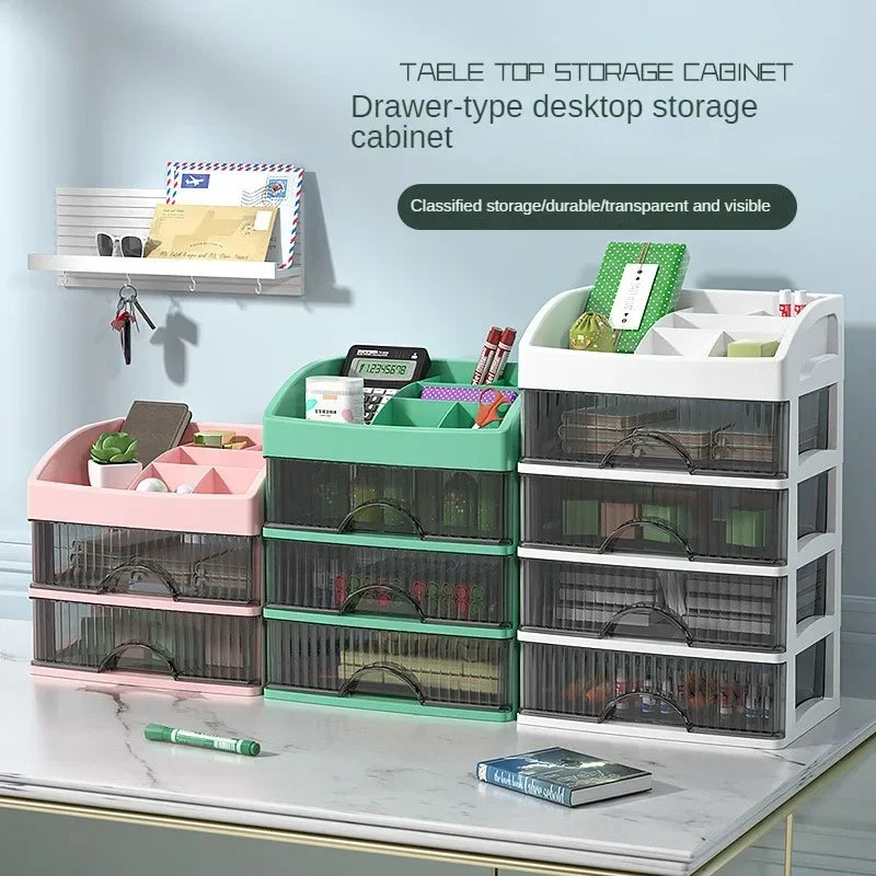 Transparante acryl make-up organizer