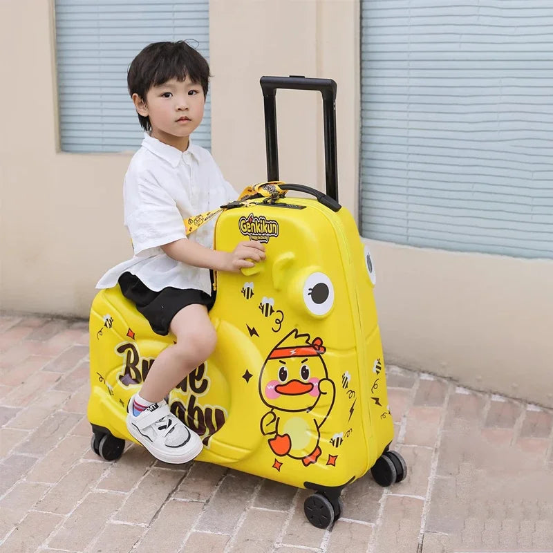 Kinderzitkoffer met scooterfunctie
