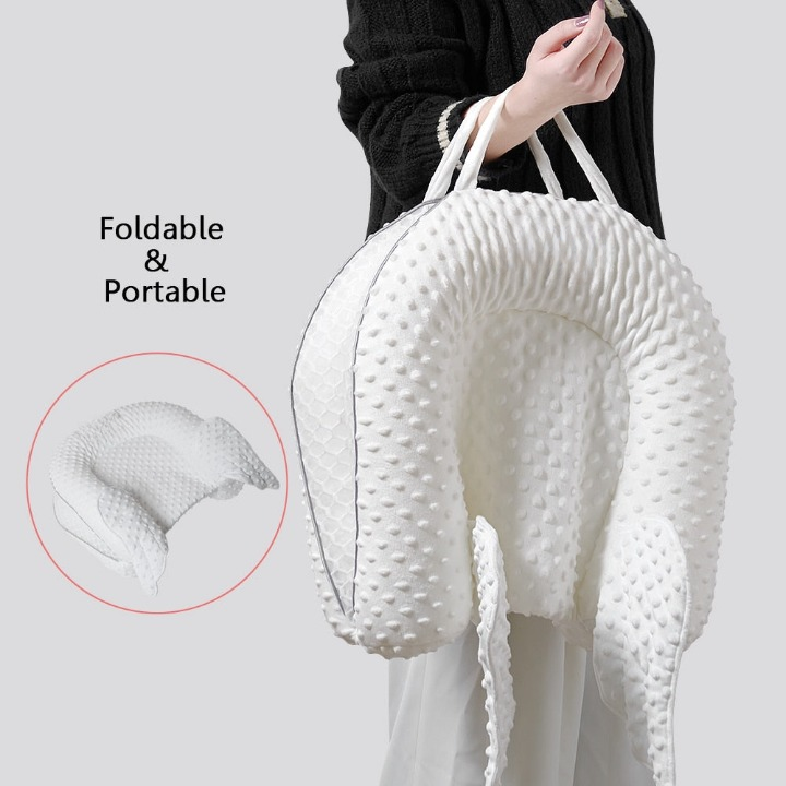 Ergonomisch babynest met rugsteun en mesh-ligvlak