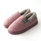 Warme winterpantoffels met imitatiebont