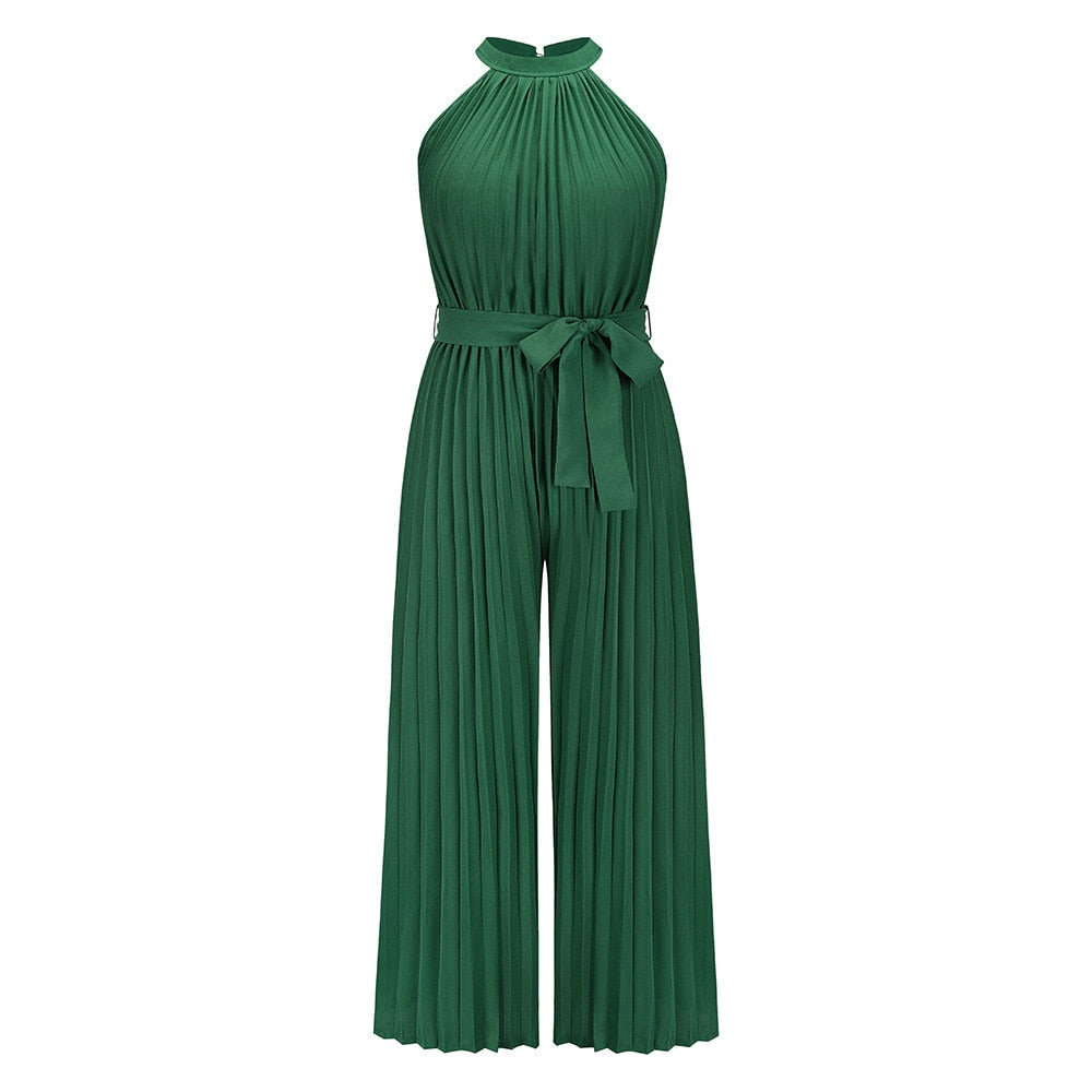 Jumpsuit met plooien voor dames